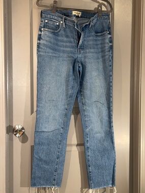 Madewell - 28 Tall - Mid-Rise Perfect Vintage Jeans in Enmore wash
